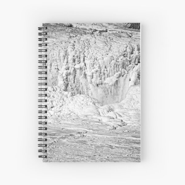 Cohoes Falls Almost Frozen Shut Spiral Notebook