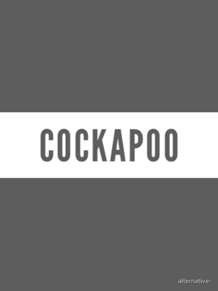Thumbnail 4 of 4, iPhone Case, Cockapoo - light logo designed and sold by alternative-.