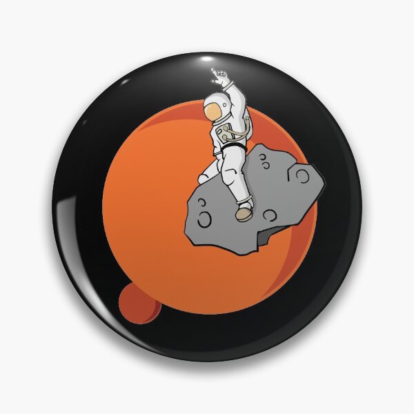 Item preview, Astronaut Riding an Asteroid designed and sold by Huhnerdieb Apparel.