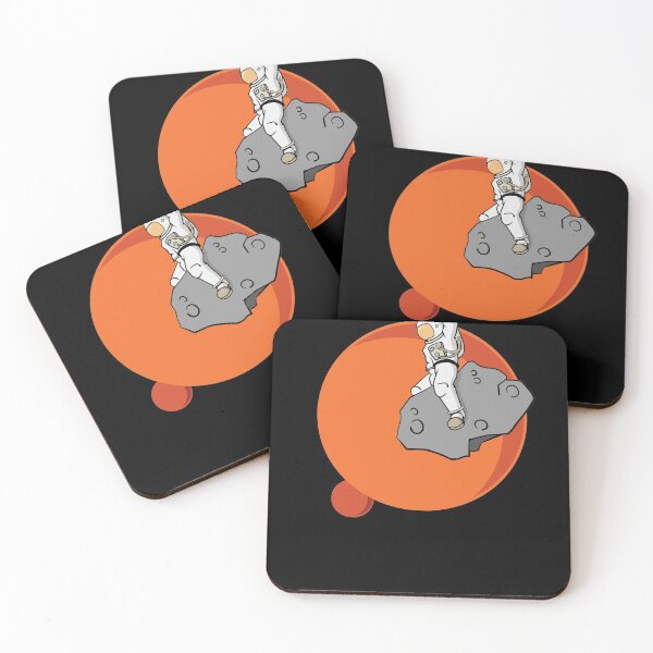 Item preview, Astronaut Riding an Asteroid designed and sold by Huhnerdieb Apparel.