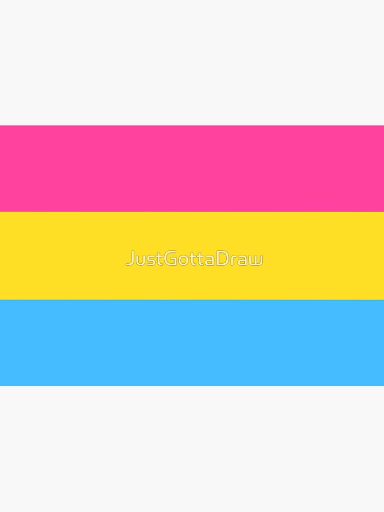 Pansexual Pride Flag Sticker For Sale By Justgottadraw Redbubble