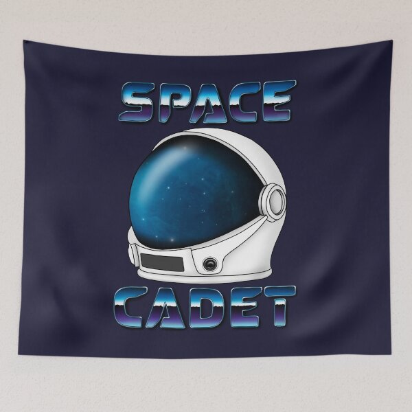 Item preview, Space Cadet | Cartoon Astronaut Helmet Galaxy Visor | 80s Retro designed and sold by theBlueKazoo.