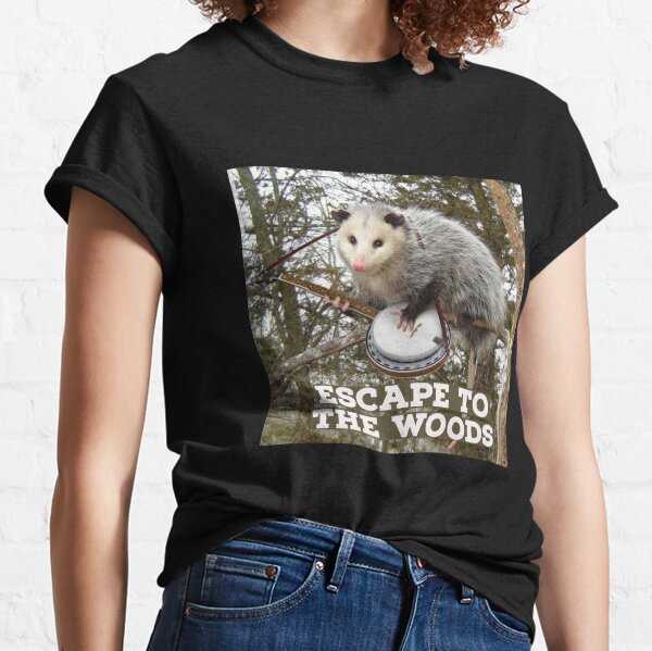 possum playing banjo shirt