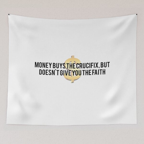 Item preview, Money buys the crucifix designed and sold by NiceShirtY.