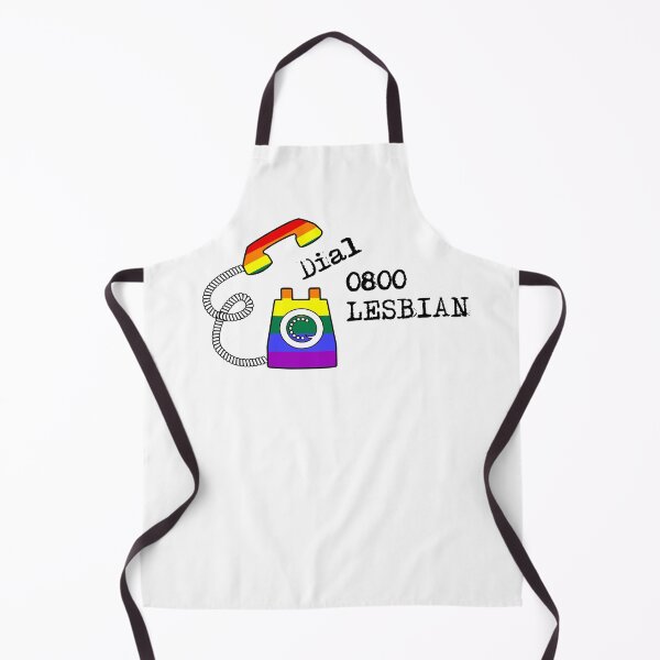 Item preview, Dial 0800-LESBIAN funny LGBTQ design designed and sold by incurablehippie.