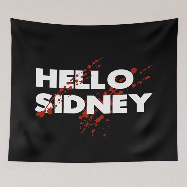 Item preview, Scream hello Sidney horror movie qoute  designed and sold by Printeddesignzz.