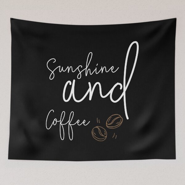 Item preview, Sunshine and Coffee t-shirt  designed and sold by Perfectstyles.