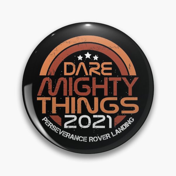 Item preview, Dare Mighty Things Perseverance Mars Rover Secret Message landing parachute designed and sold by Dream-bubble.