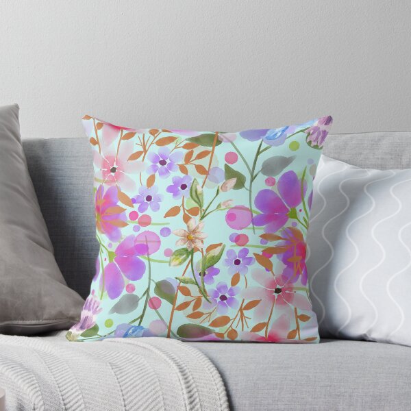 Aperçu de l'œuvre Bonjour Printemps. Motif de fleurs colorées créée et vendue par Doucheka.