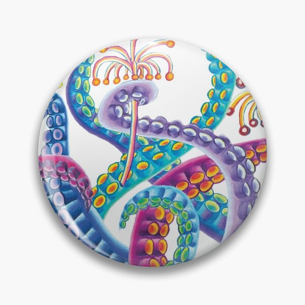 Item preview, Tentacles with Sea Flowers designed and sold by HeatherNafeArt.