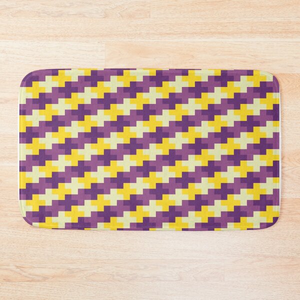 Item preview, BIG - BFF Cross Check designer checks by MissCheck - Purple and Yellow designed and sold by MissCheck.
