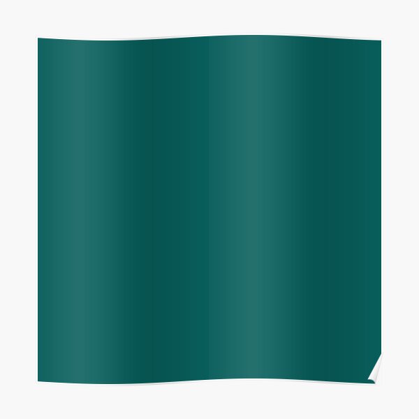 deep-sea-green-color-solid-plain-color-poster-for-sale-by-jourys