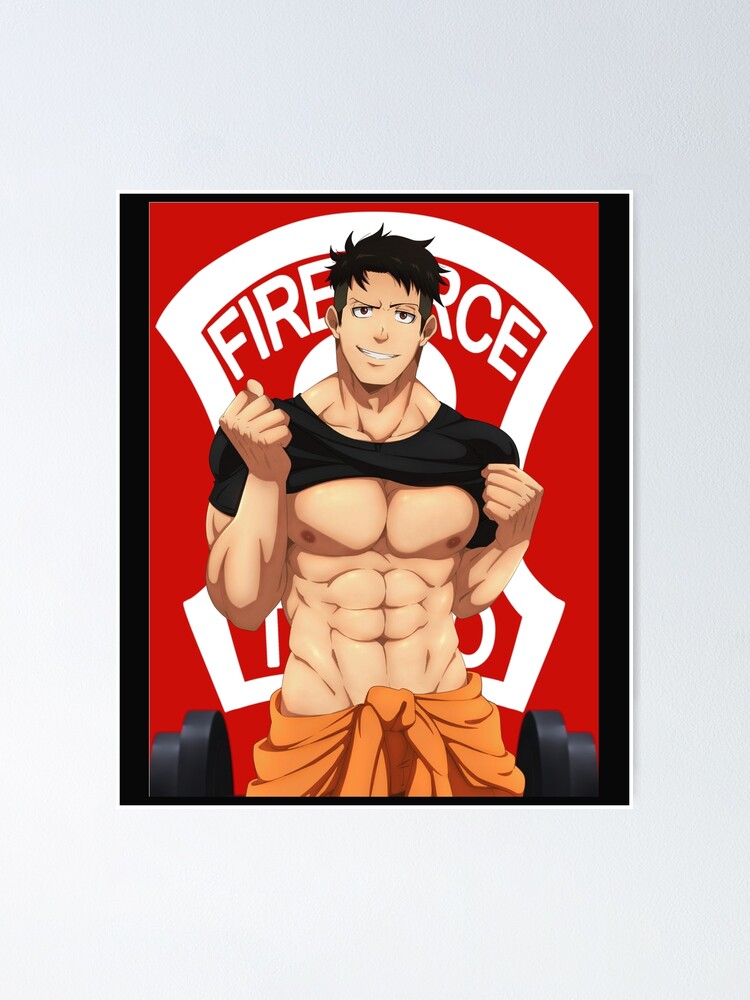 Fire Force Akitaru Ōbi Anime Poster By Animeheros Redbubble 1713