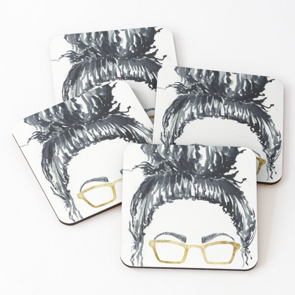 Item preview, Top Knot with Black Hair designed and sold by sarahvogelart.