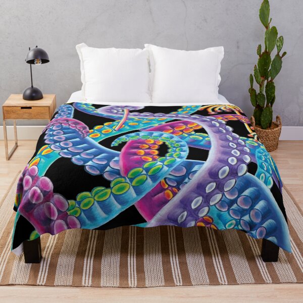 Item preview, Tentacles with Sea Flowers designed and sold by HeatherNafeArt.