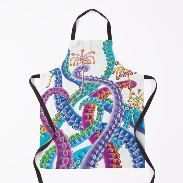 Item preview, Tentacles with Sea Flowers designed and sold by HeatherNafeArt.