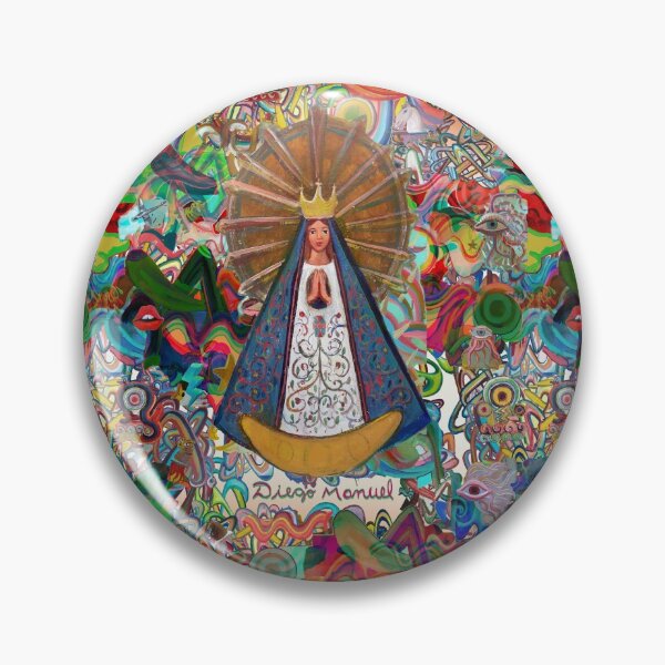 Item preview, Virgin of Lujan and graffitis designed and sold by Diego Manuel Rodriguez.