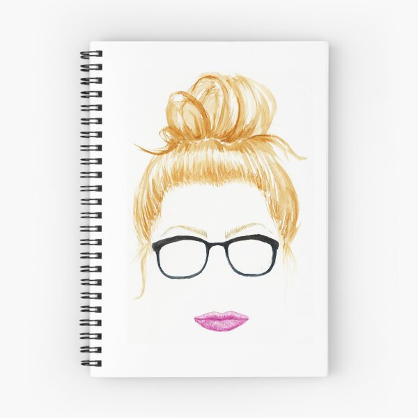 Item preview, Top Knot with Blonde Hair designed and sold by sarahvogelart.