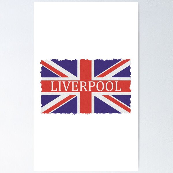 Item preview, Liverpool Union Jack Flag, Great Britain designed and sold by Rag-Dog.