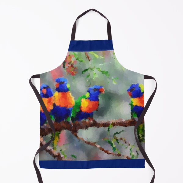Item preview, rainbow lorikeets abstract designed and sold by THE AMERICAN TEEVANGELIST.