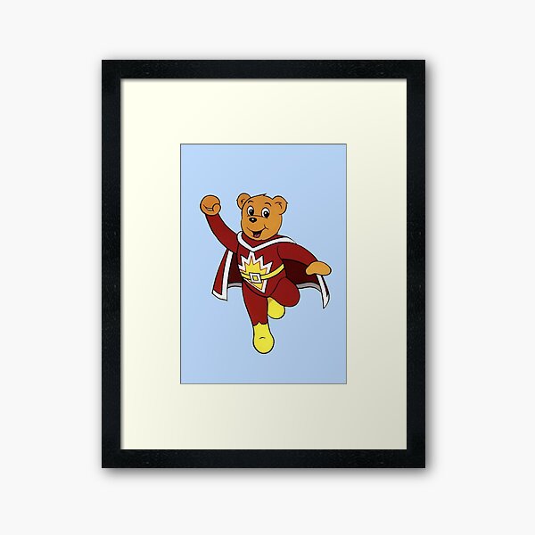 SUPER TED superted Framed Art Print