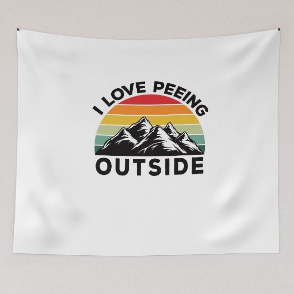 Item preview, I Love Peeing Outside : Funny Camper Retro Vintage Gift designed and sold by Lovely  Ideas.