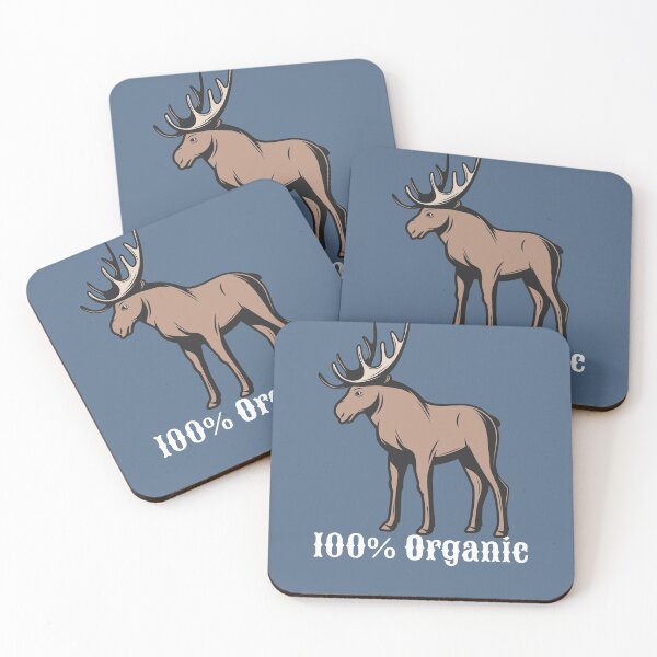 Item preview, 100% Organic Moose designed and sold by CassieNash.