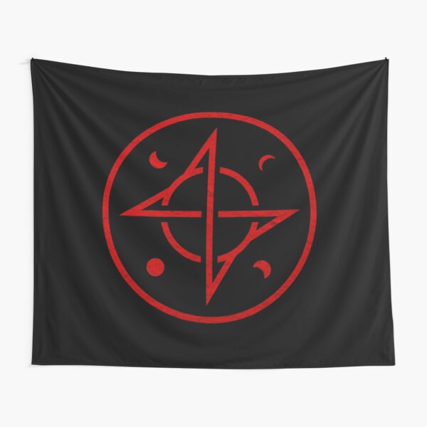 Aperçu de l'œuvre Tapisserie des phases de lune ATEEZ créée et vendue par Mango-Mingi.