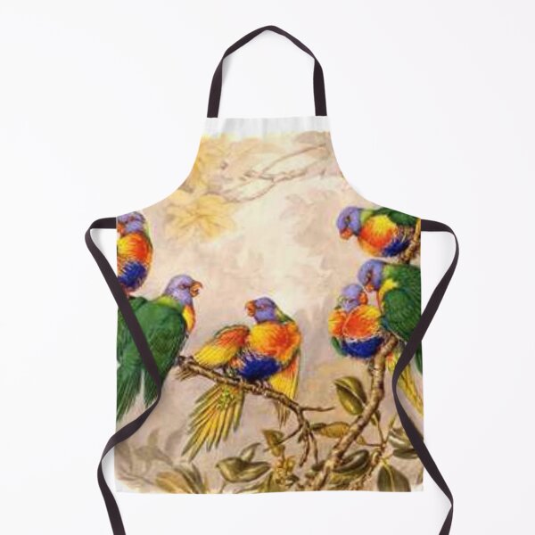 Item preview, vintage lorikeet painting designed and sold by THE AMERICAN TEEVANGELIST.