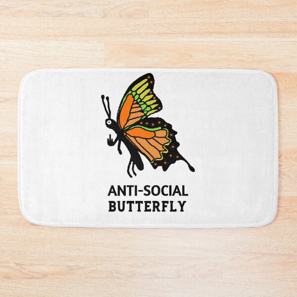 Item preview, Antisocial Butterfly - Funny designed and sold by Perlashop1.