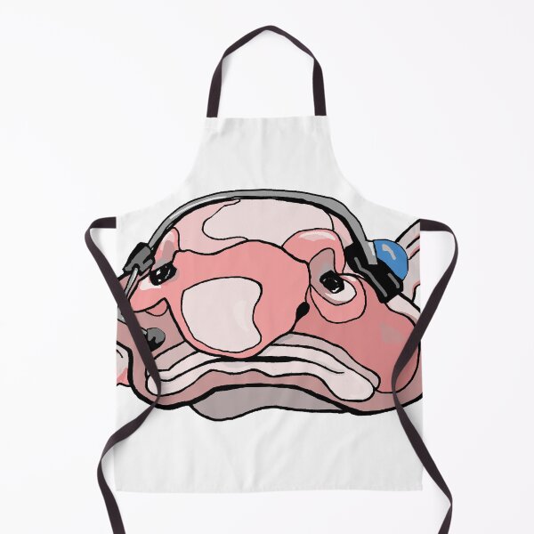 Item preview, Blob fish with a blue headset designed and sold by RRSsketch.