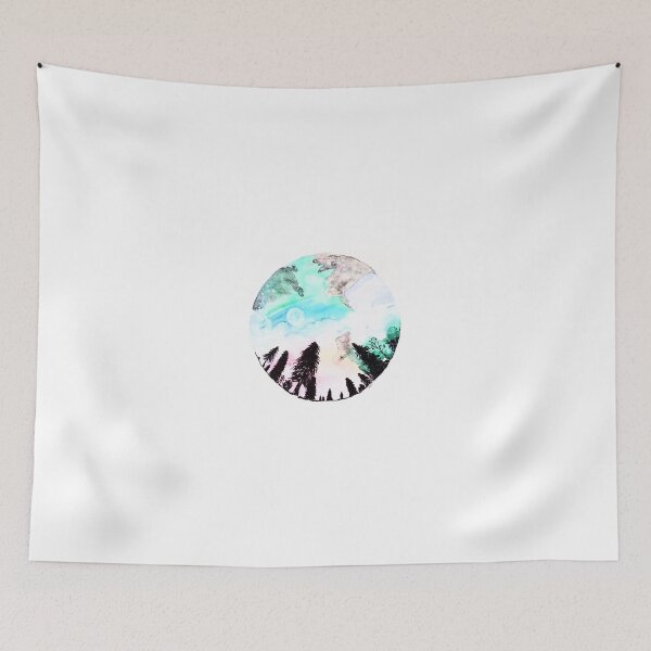 Item preview, Forest Sky Watercolor Moon designed and sold by stephmatti02061.