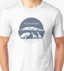 Kilimanjaro (Blue) Unisex T-Shirt