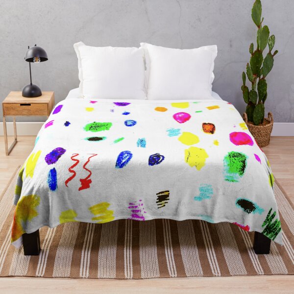 Item preview, Colourful abstract pattern picture using crayons and pastels designed and sold by TramsmashGuy.