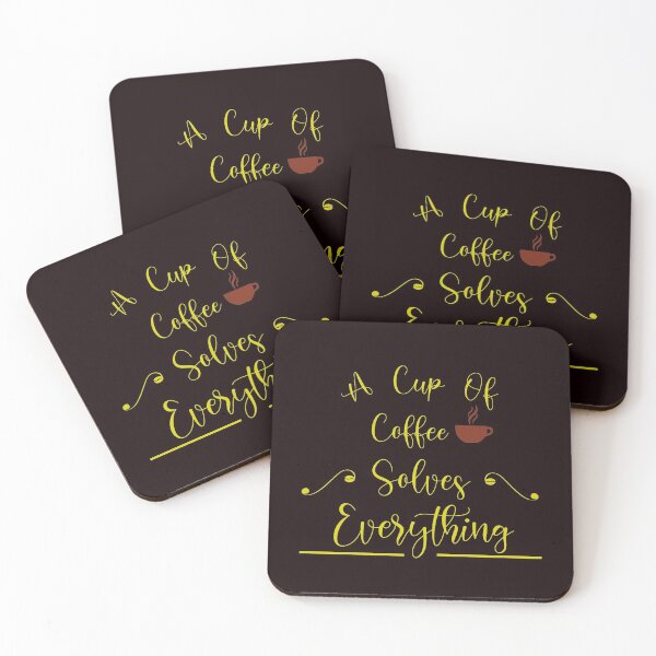 Item preview, a cup of coffee solves everything designed and sold by hichametta.