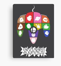 Smash 64 Poster Canvas Print