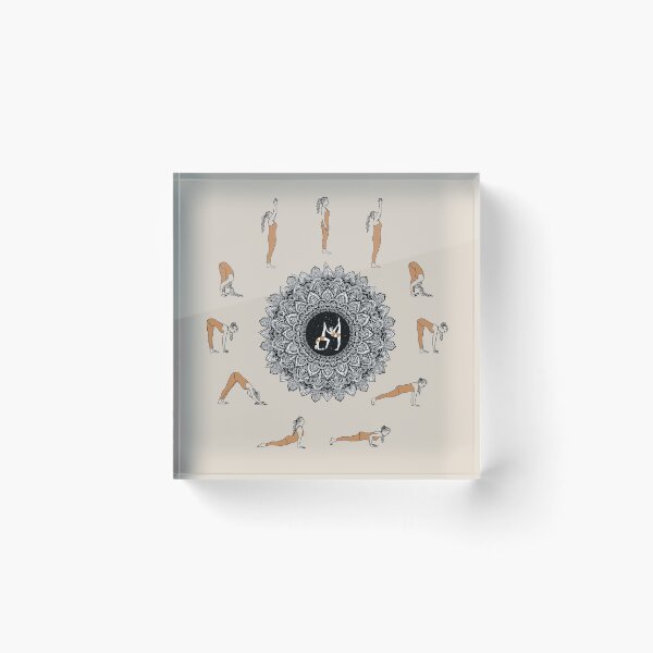Item preview, Sun salutation Mandala designed and sold by sierratruong.