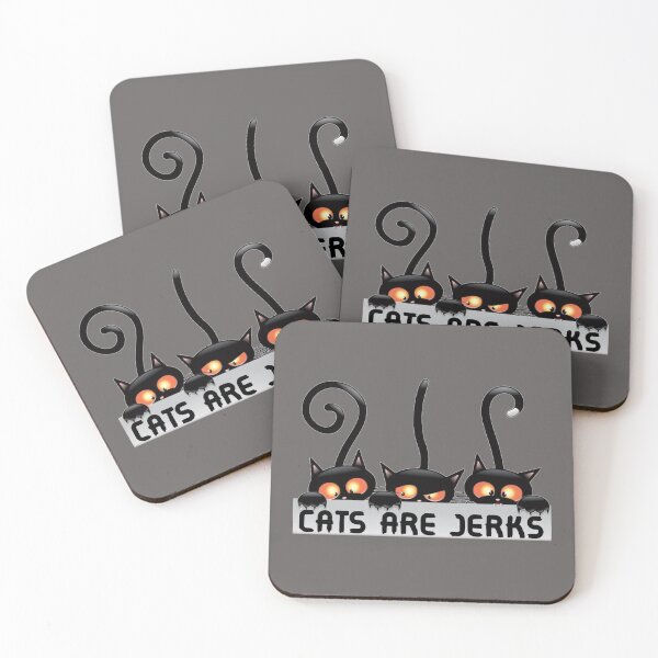 Item preview, Cats Are Jerks designed and sold by Zachariahs' Odd Shop.