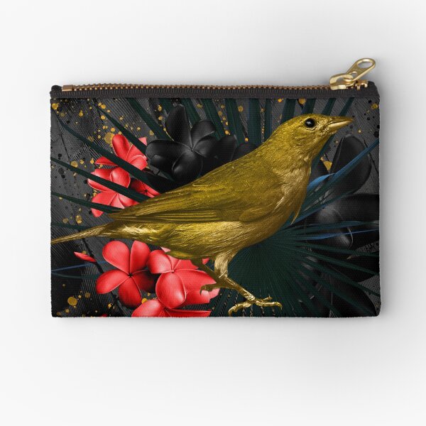 The Golden Bird Zipper Pouch