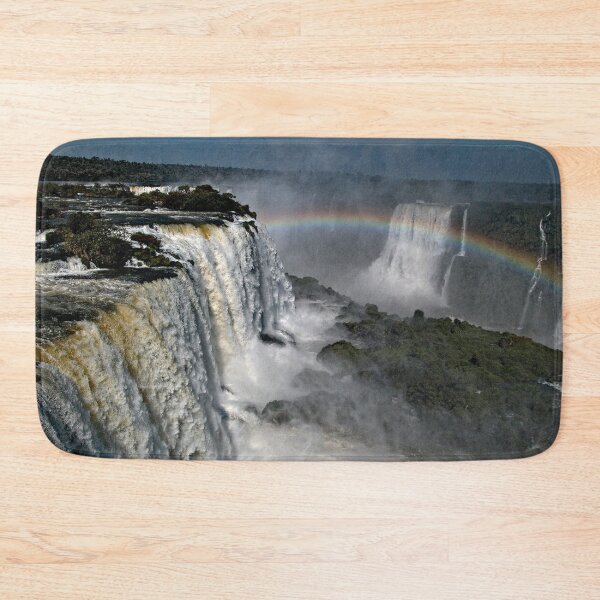 Item preview, Iguazu Iguassu Waterfall Aerial Landscape Rainbow Scenery, Brazil Argentina designed and sold by worldways.