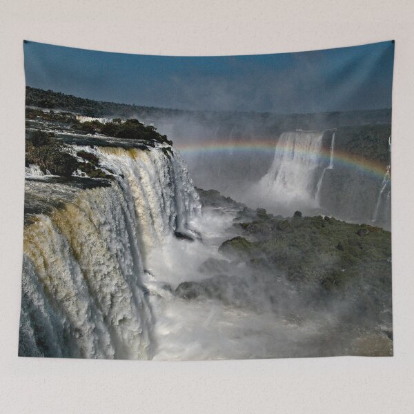 Item preview, Iguazu Iguassu Waterfall Aerial Landscape Rainbow Scenery, Brazil Argentina designed and sold by worldways.