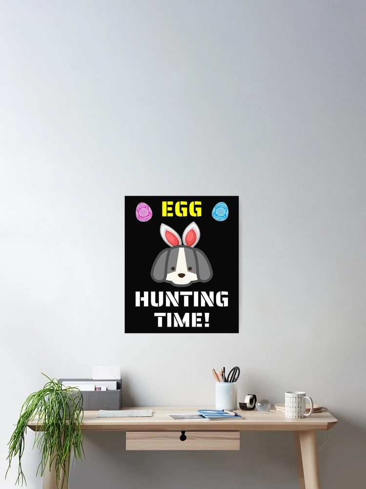 Thumbnail 2 of 3, Poster, Egg Hunting Time designed and sold by SharpThreadZ.