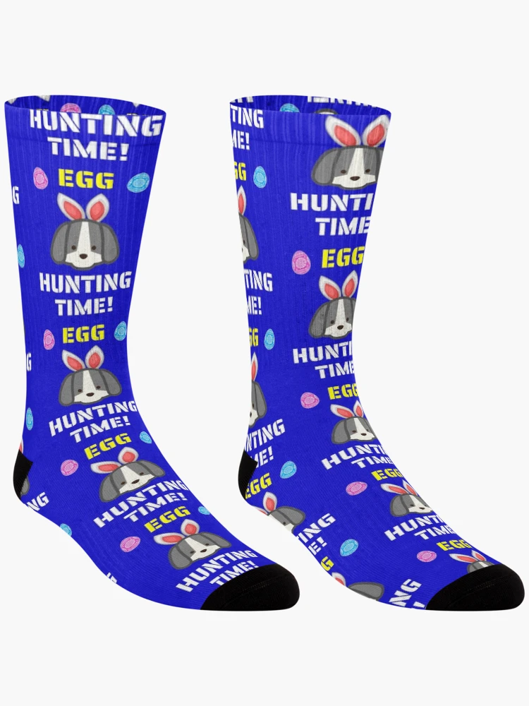 Thumbnail 3 of 5, Socks, Egg Hunting Time designed and sold by SharpThreadZ.