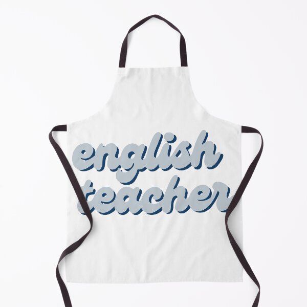 Item preview, English Teacher Sticker in light blue designed and sold by WildeandCo.
