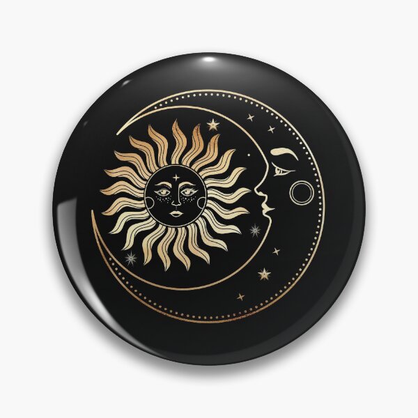 Item preview, Gold Vintage Sun, Moon and Stars designed and sold by MusberriDesigns.