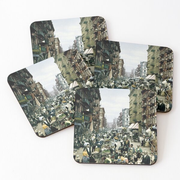 Item preview, Mulberry Street - NYC - Circa 1900 Photochrom designed and sold by warishellstore.