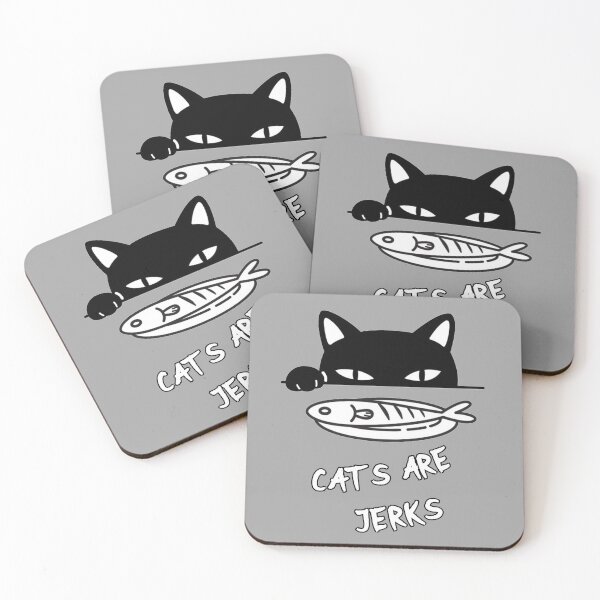 Item preview, Cats Are Jerks designed and sold by Zachariahs' Odd Shop.