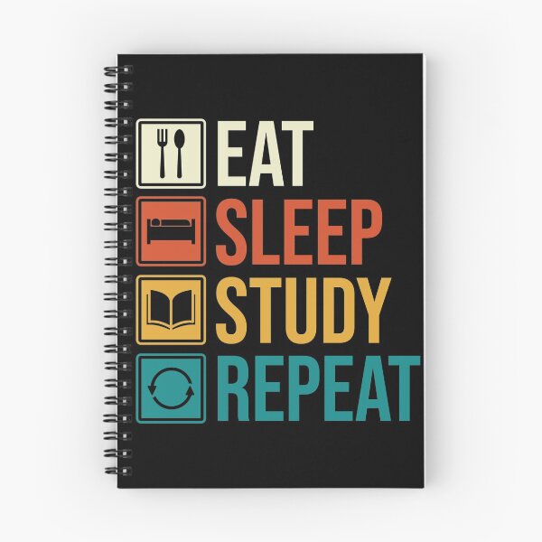 Item preview, Eat Sleep Study Repeat designed and sold by V Design Factory.