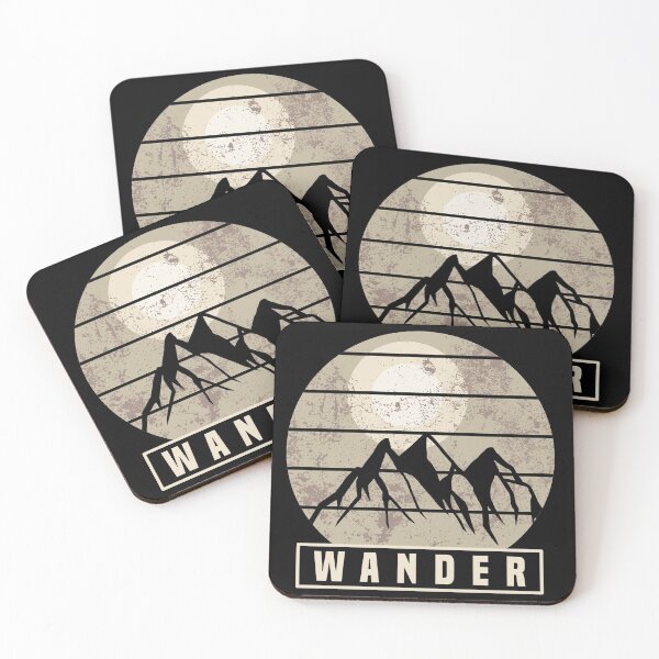 Item preview, Wander Typography With Mountains designed and sold by OnlyPrint20.