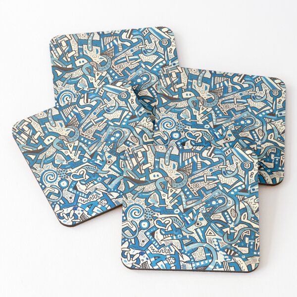 Item preview, "Water World" Abstract Lines designed and sold by Mia Etem.